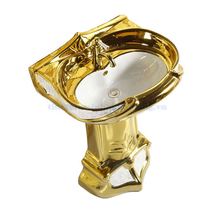 Lavabo mạ vàng cao cấp TL G1922